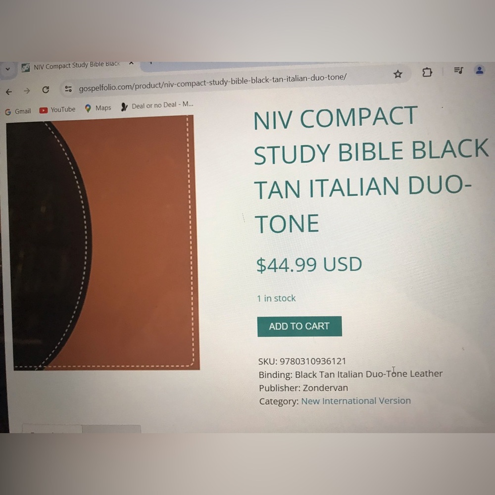 Bible: NIV compact study bible.